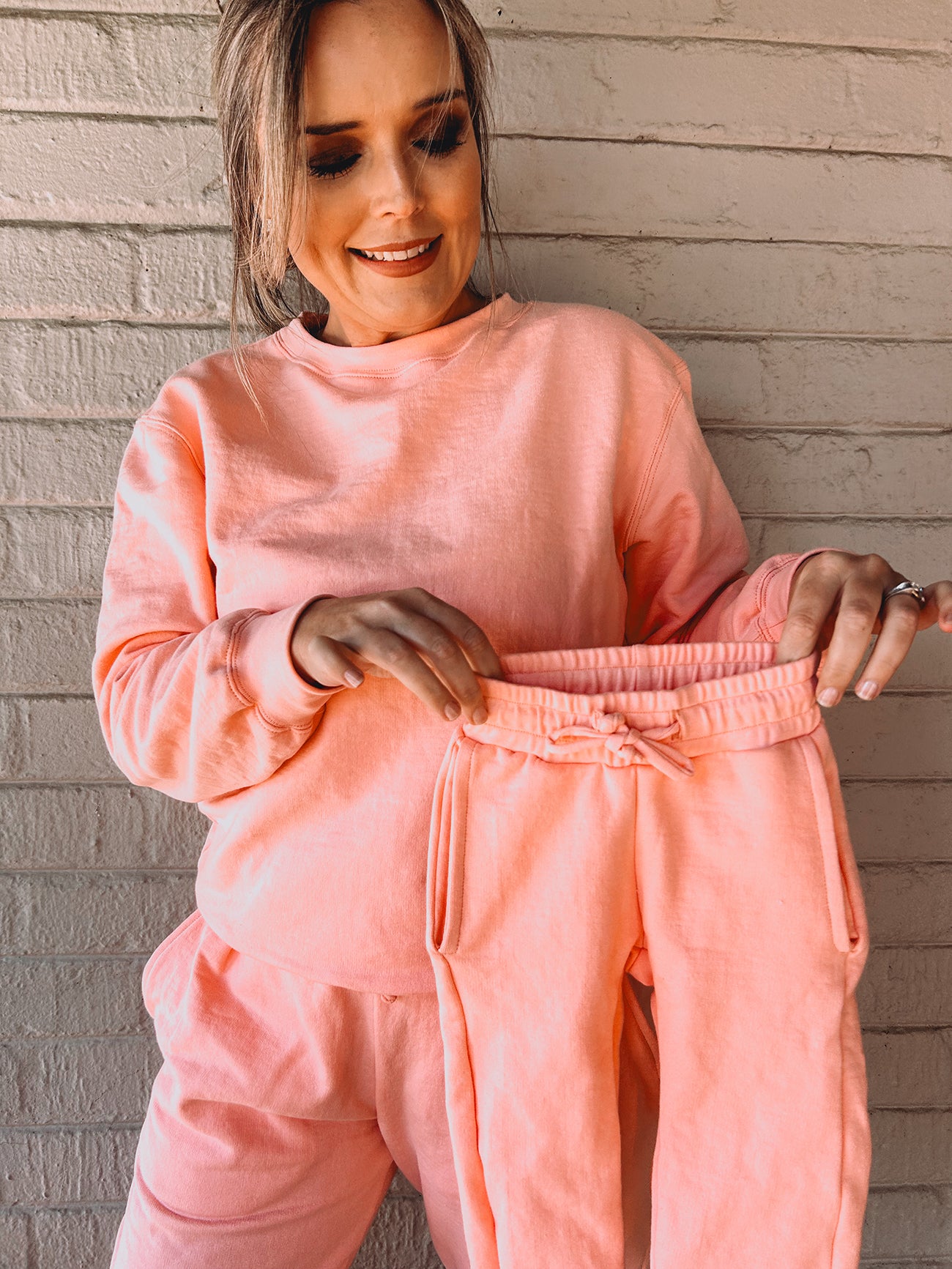 Kids Fleece Sweetpakkie - Peach (sold as a set) 10 working days lead time