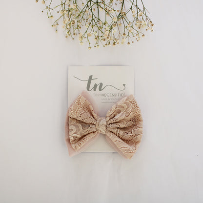 Angel Wing Dress - Soft Peach (headband + shoes sold separately)
