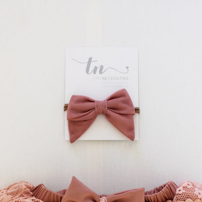 Antique Rose Nylon Headband