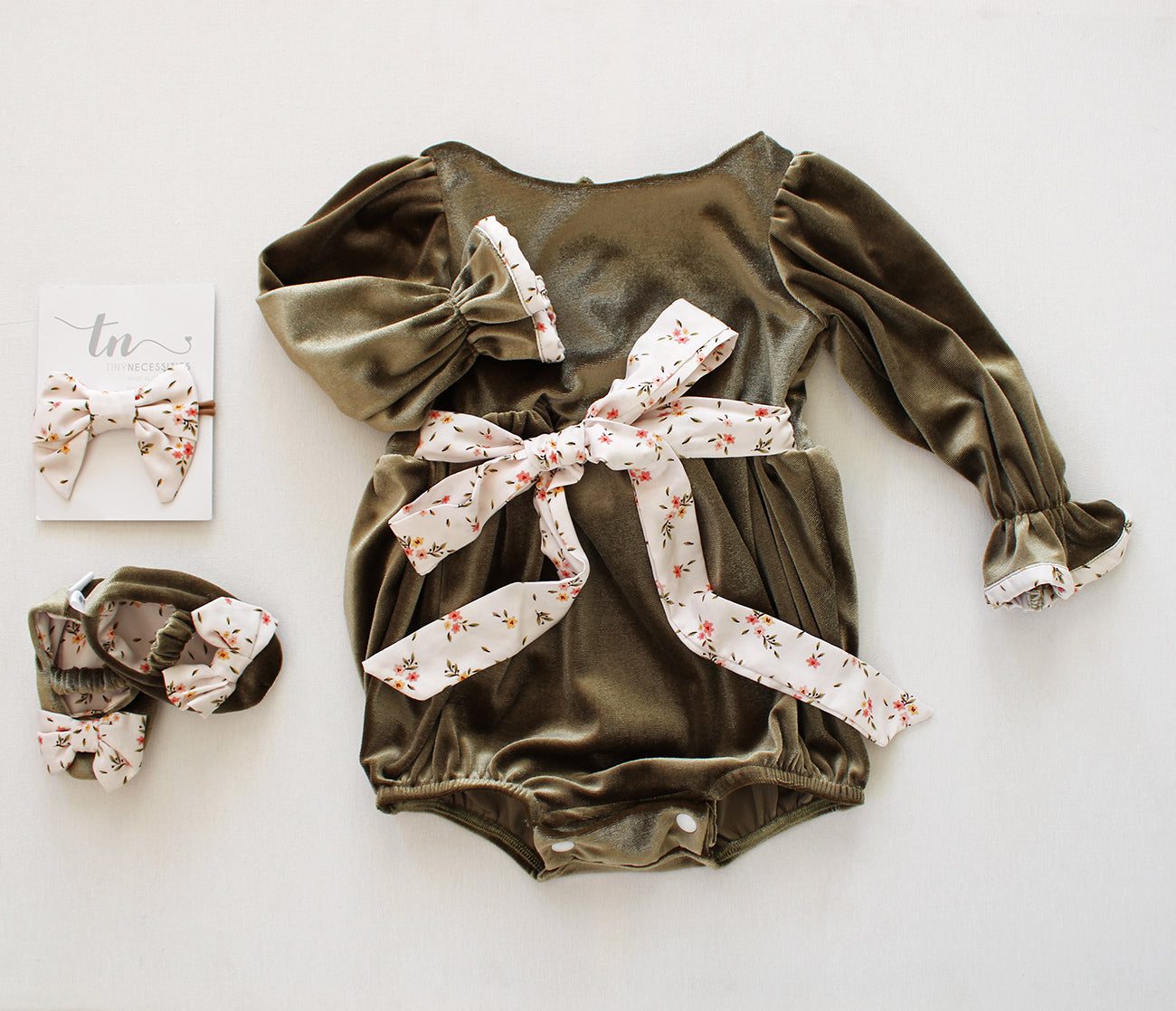 Soft Sole Shoes - Thyme (all matching outfits sold separately)
