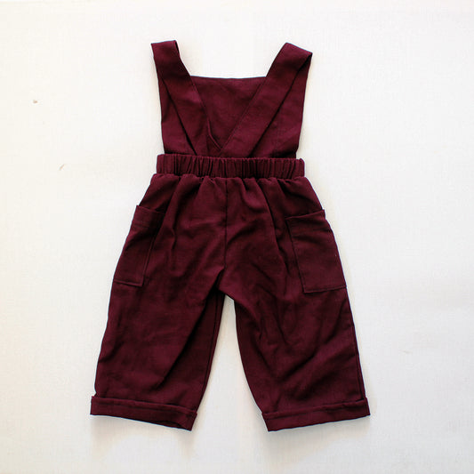 Black Cherry Dungaree - Long Pants (bow tie sold separately)