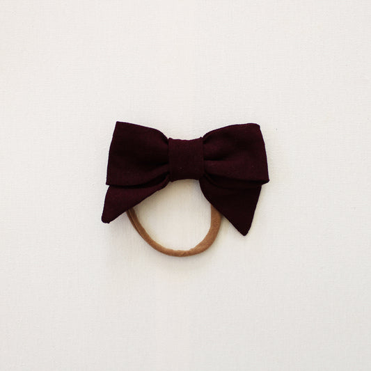 Black Cherry Nylon Headband