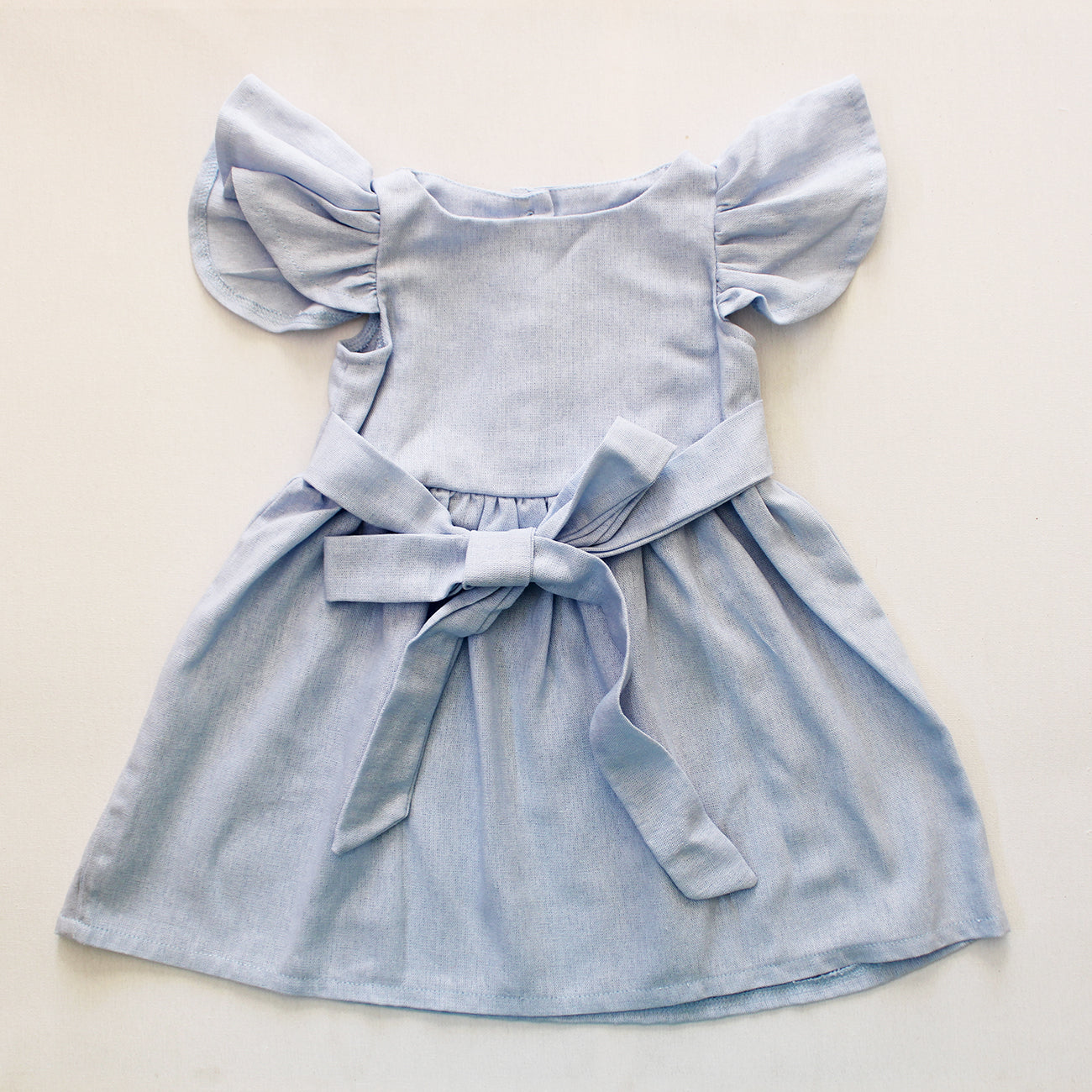 Magnolia Frilly Sleeve Dress - The Blue Blessing