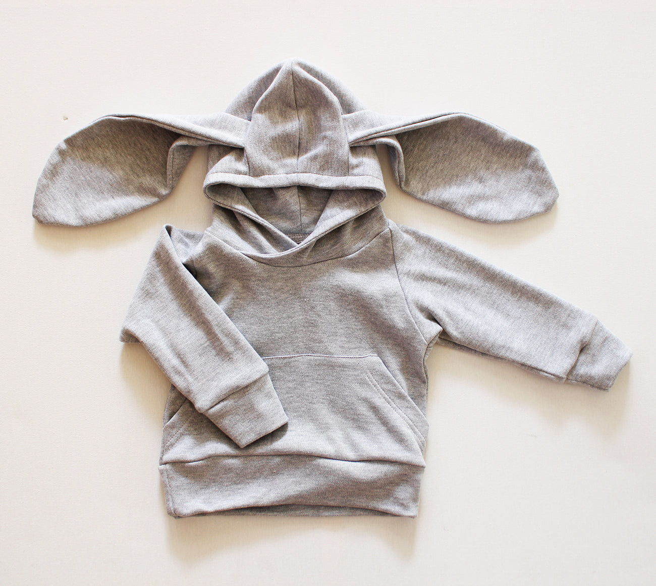 Hooded Bunny Set - Grey Melange
