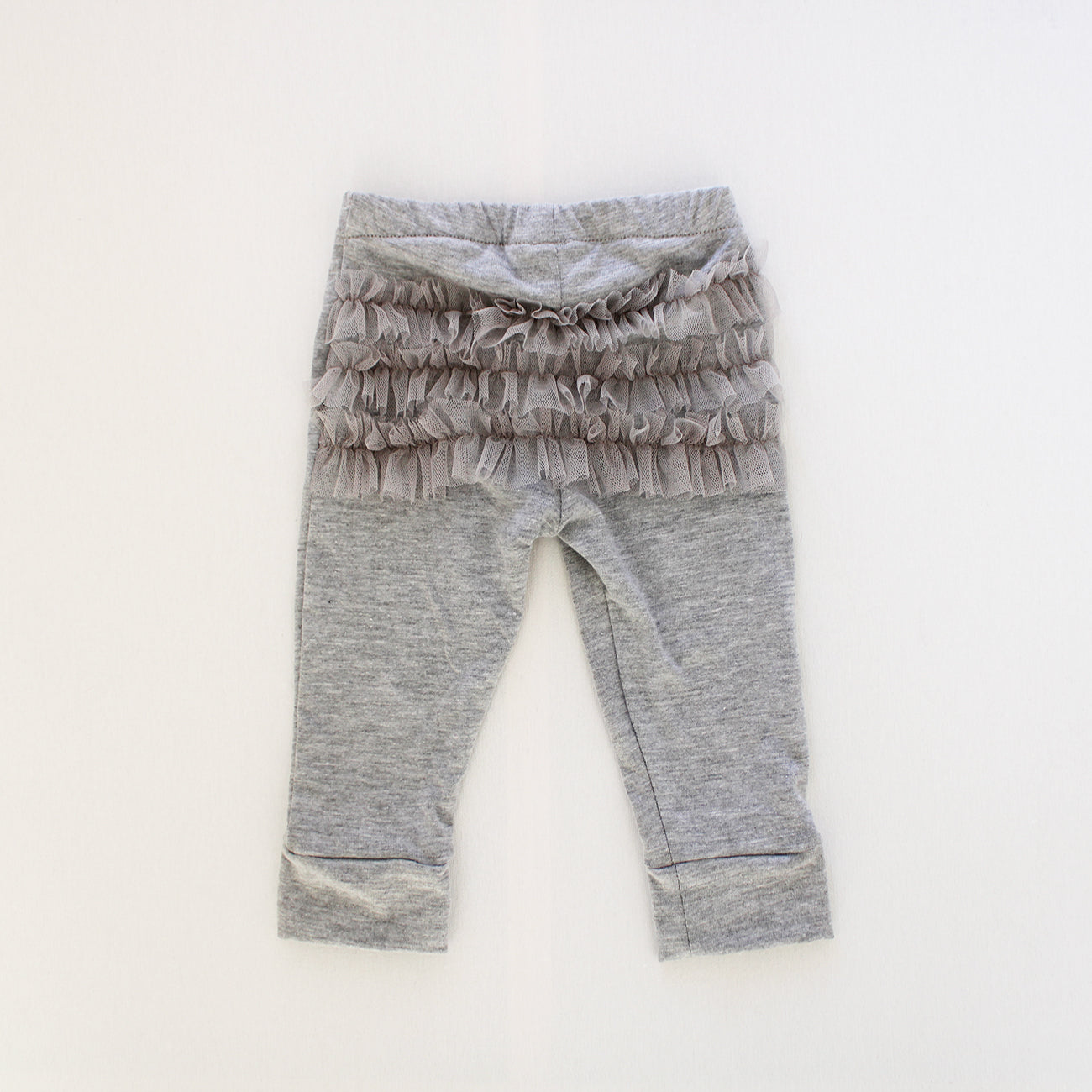 Frilly Bum Tights - Grey Melange (matching onesie/jersey sold separately)
