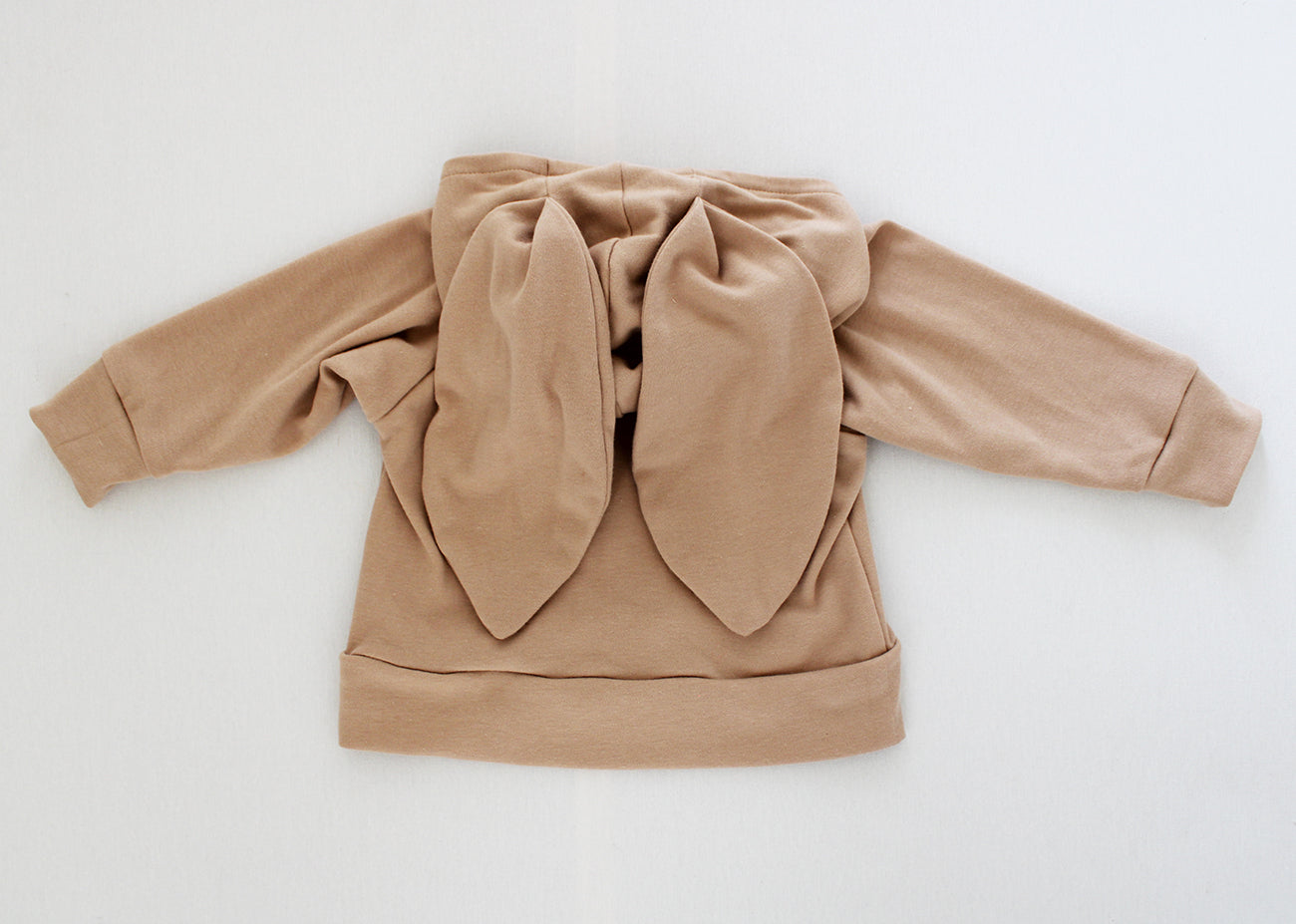 Hooded Bunny Jersey - Stone (matching tights sold separately)
