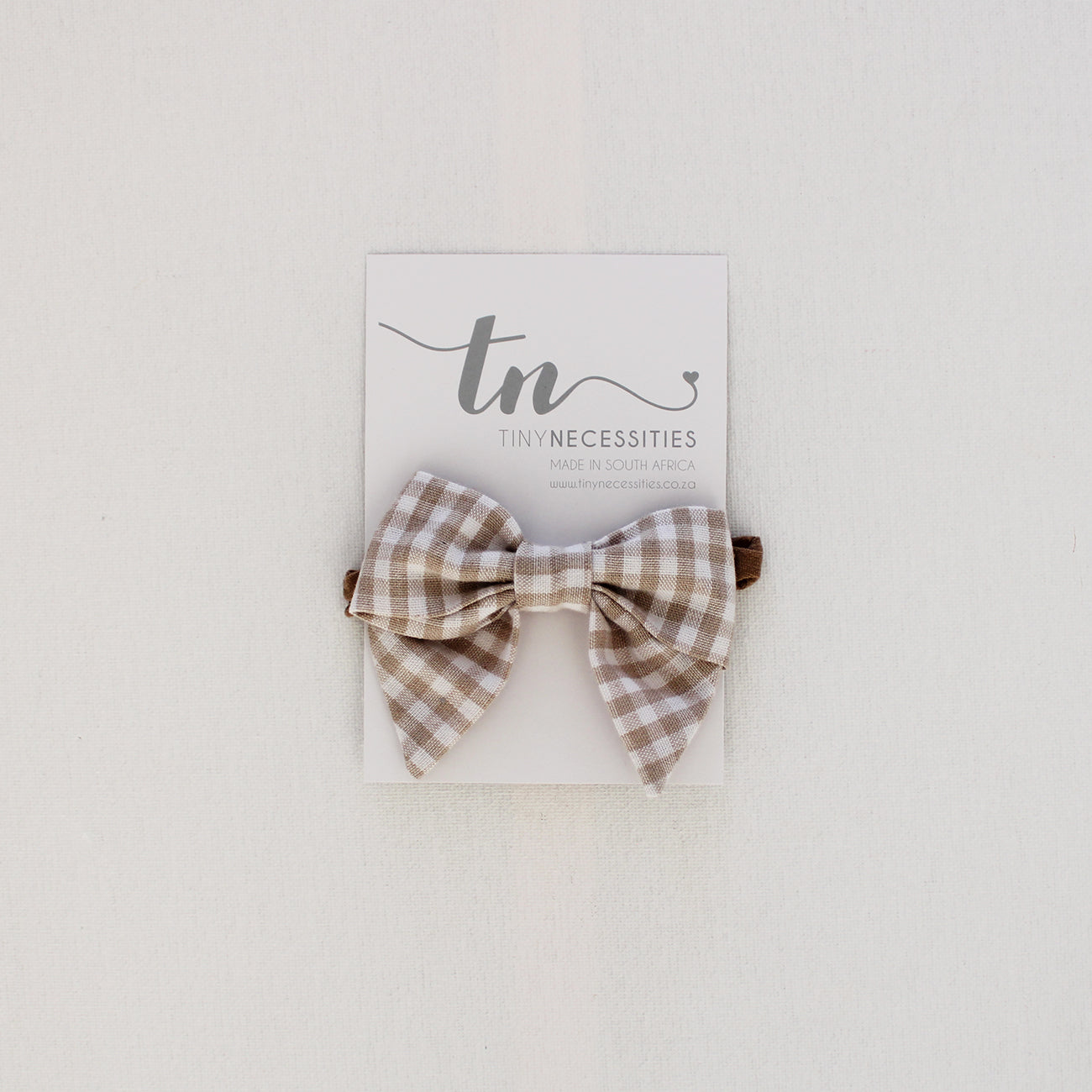 Gingham Nylon Headband