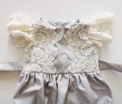Selah Lace Romper (headband and shoes sold separately)