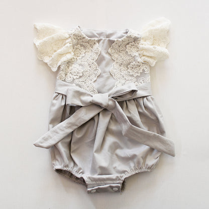 Selah Lace Romper (headband and shoes sold separately)