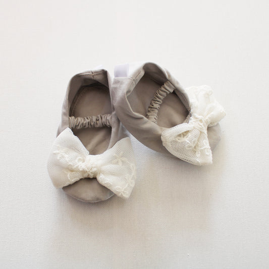 Soft Sole Shoes with lace bow - Selah