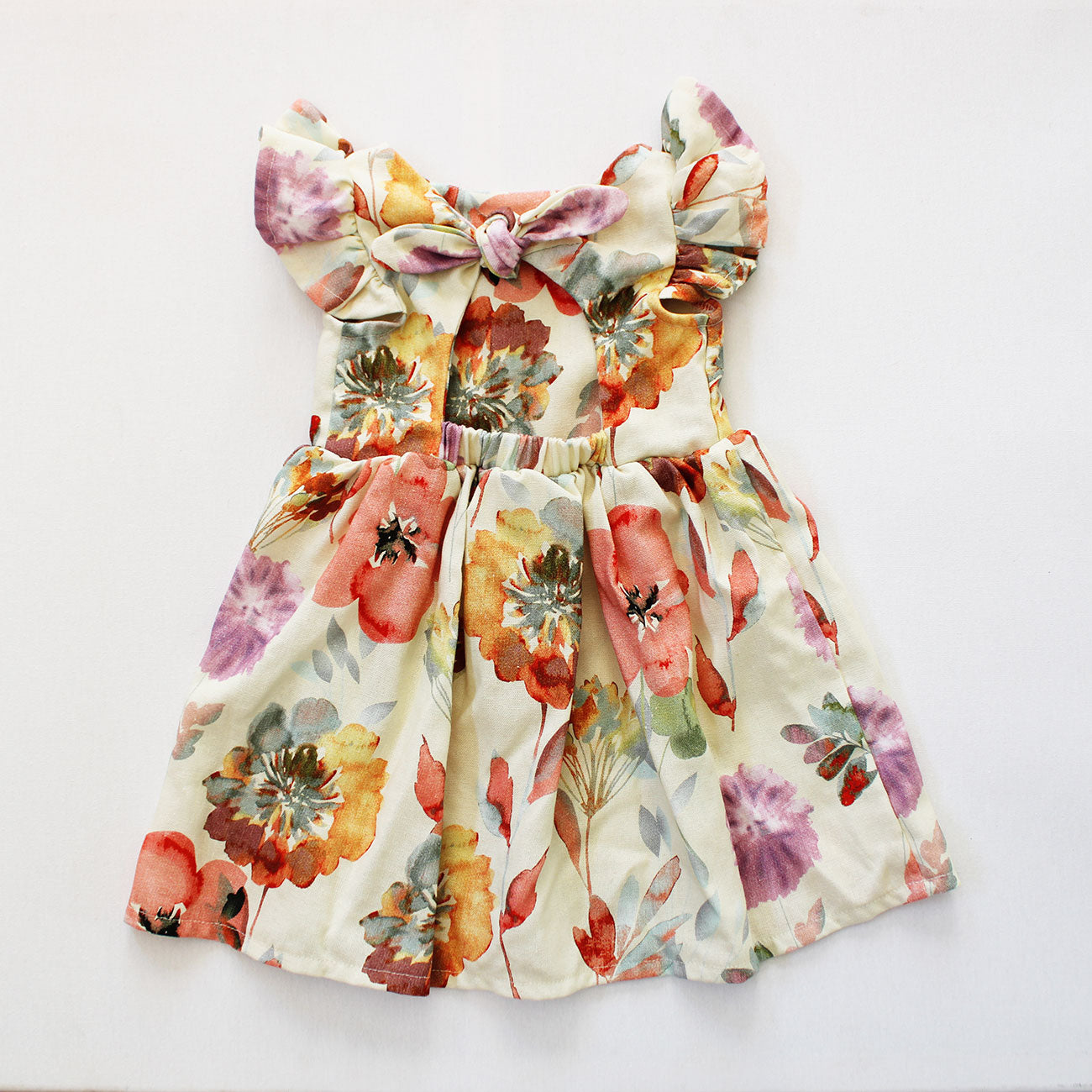 Open Back Frilly Dress - Hadassah (accessories sold separately)