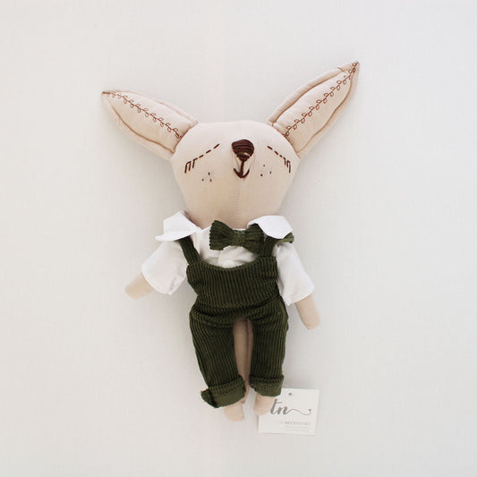 Mr. Teddy Fox - Green Dungaree