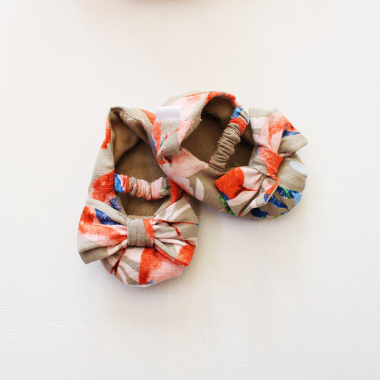Soft Sole Shoes - Wheat Harvest Floral
