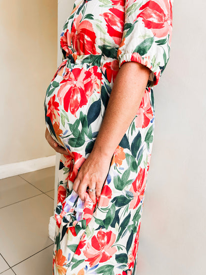 Womens Maternity Dress (various fabric options)