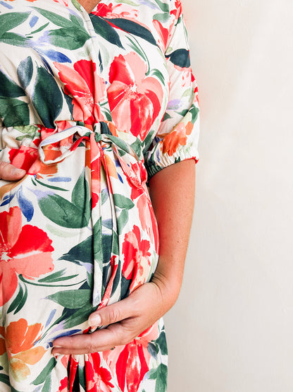 Womens Maternity Dress (various fabric options)