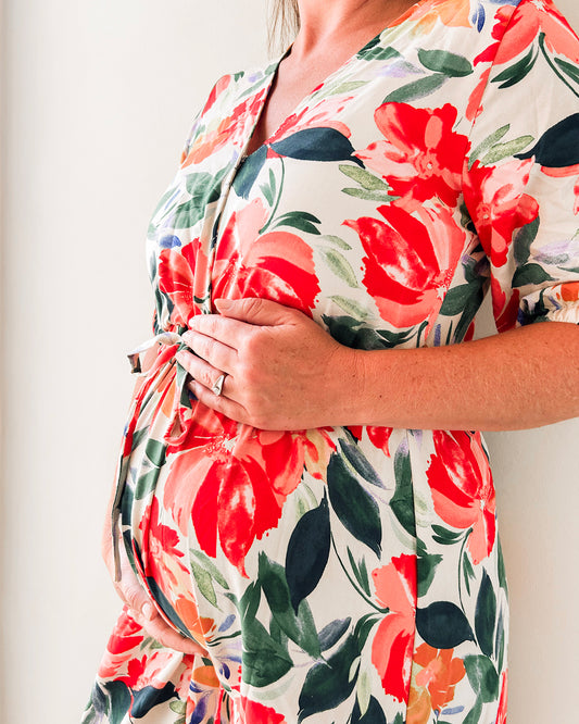Womens Maternity Dress (various fabric options)