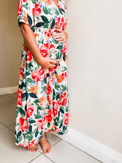 Womens Maternity Dress (various fabric options)