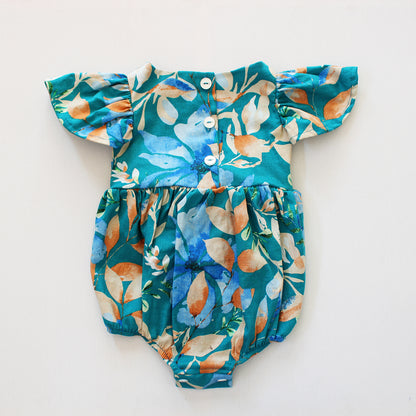Magnolia Romper - Ocean Reef (headband sold separately) limited edition
