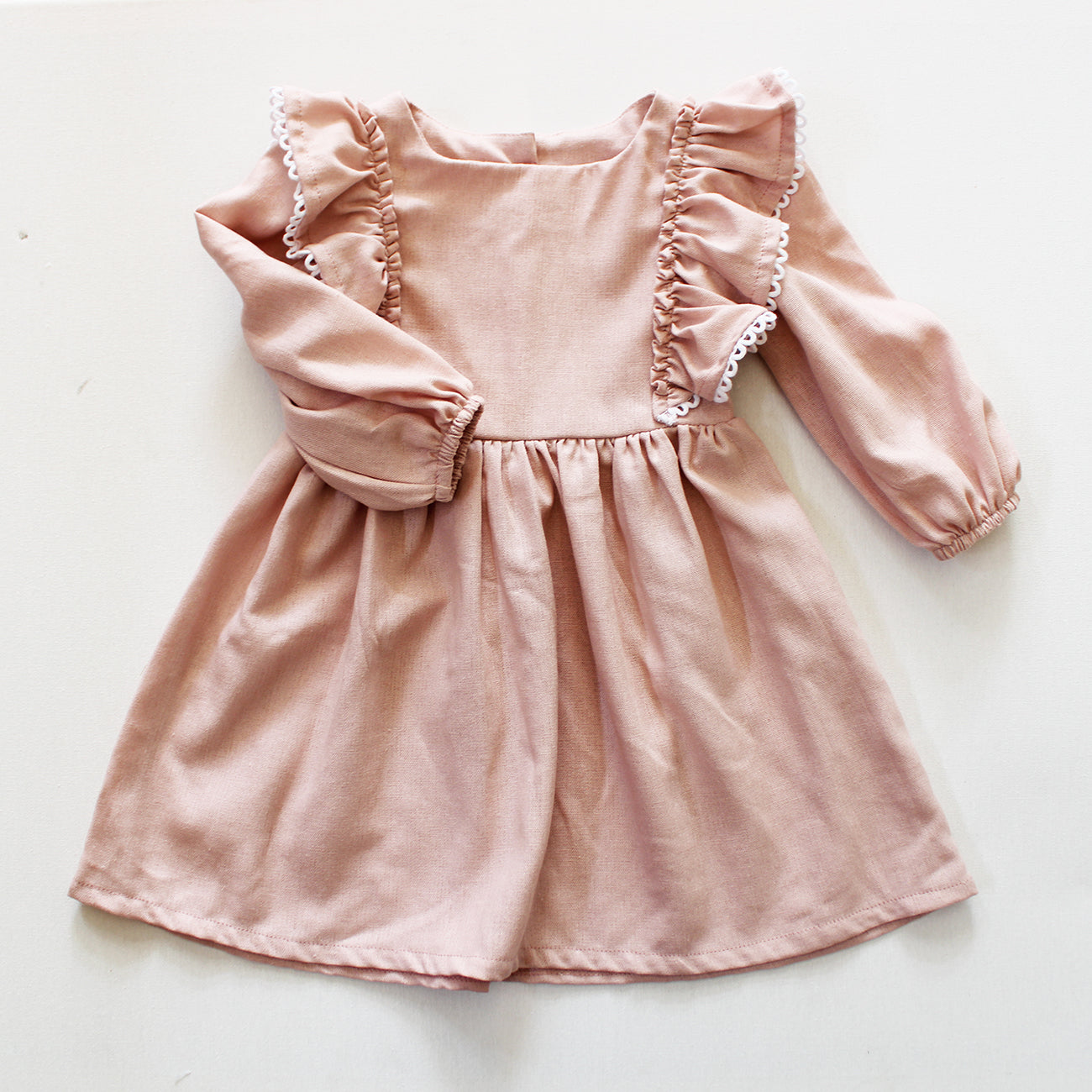 Paisley Long Sleeve Dress - Pink Promise