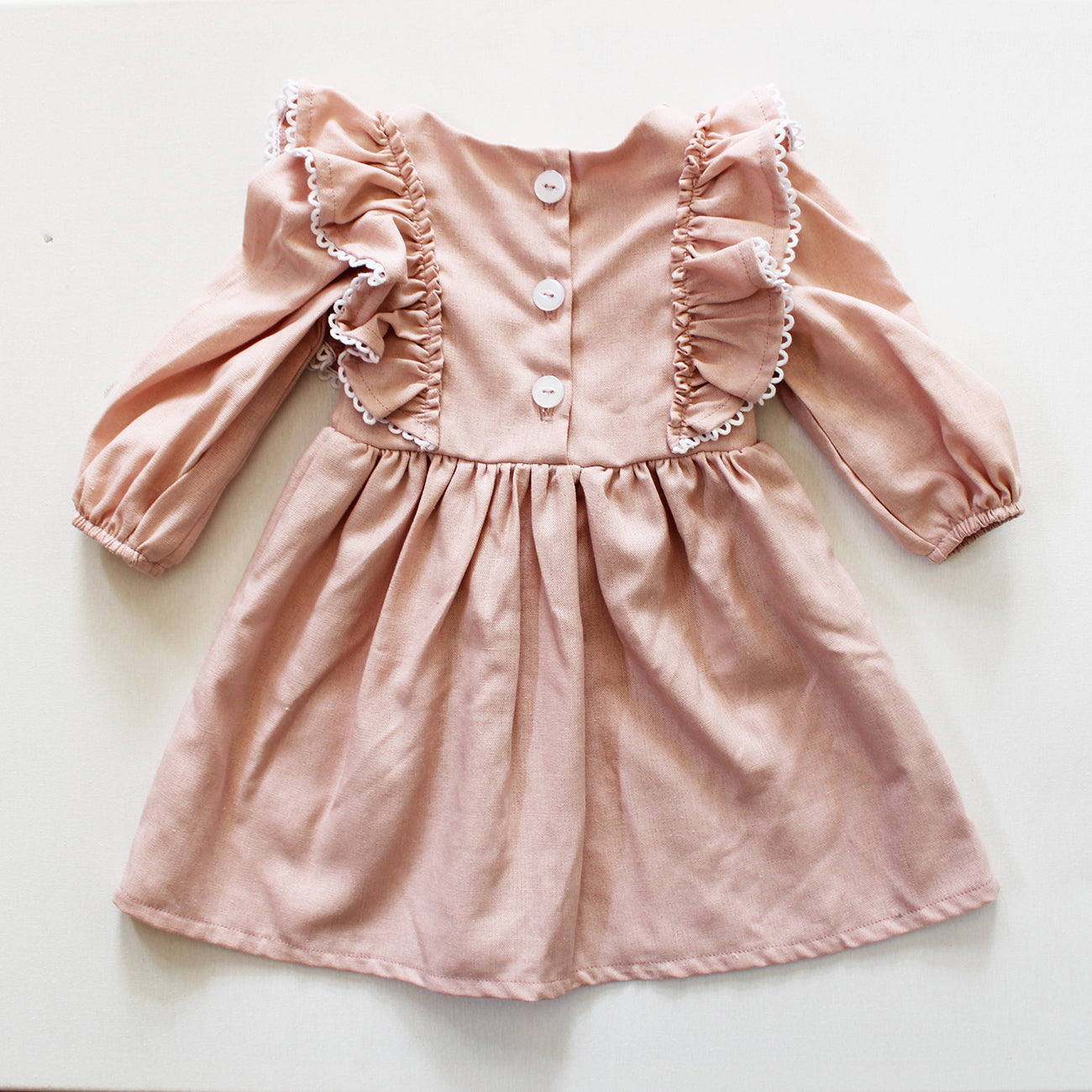 Paisley Long Sleeve Dress - Pink Promise