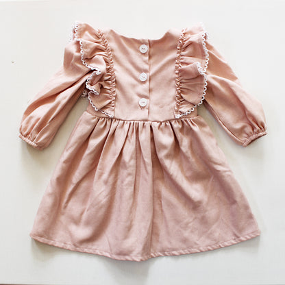 Paisley Long Sleeve Dress - Pink Promise