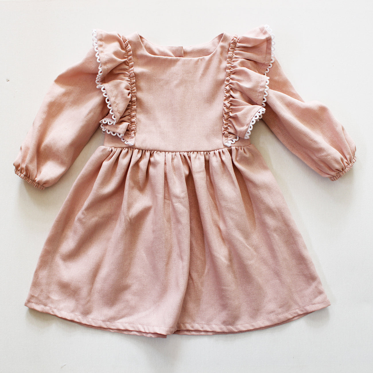 Paisley Long Sleeve Dress - Pink Promise