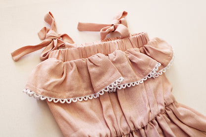 Tie Strap Dress - Pink Promise (headband sold separately)