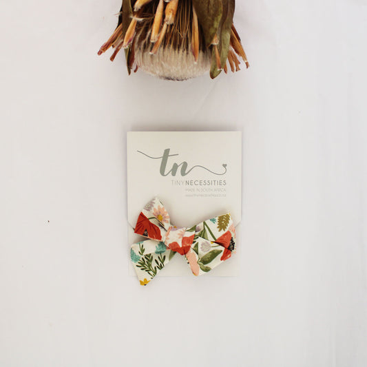 Floral Nylon Headband - Poppy Fields