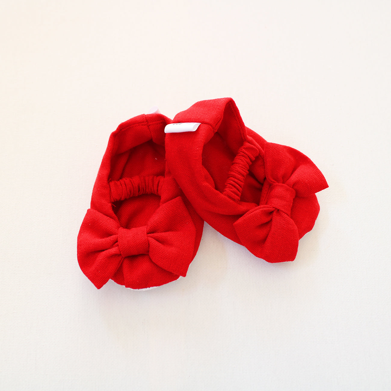 Soft Sole Shoes - Forget me not Red