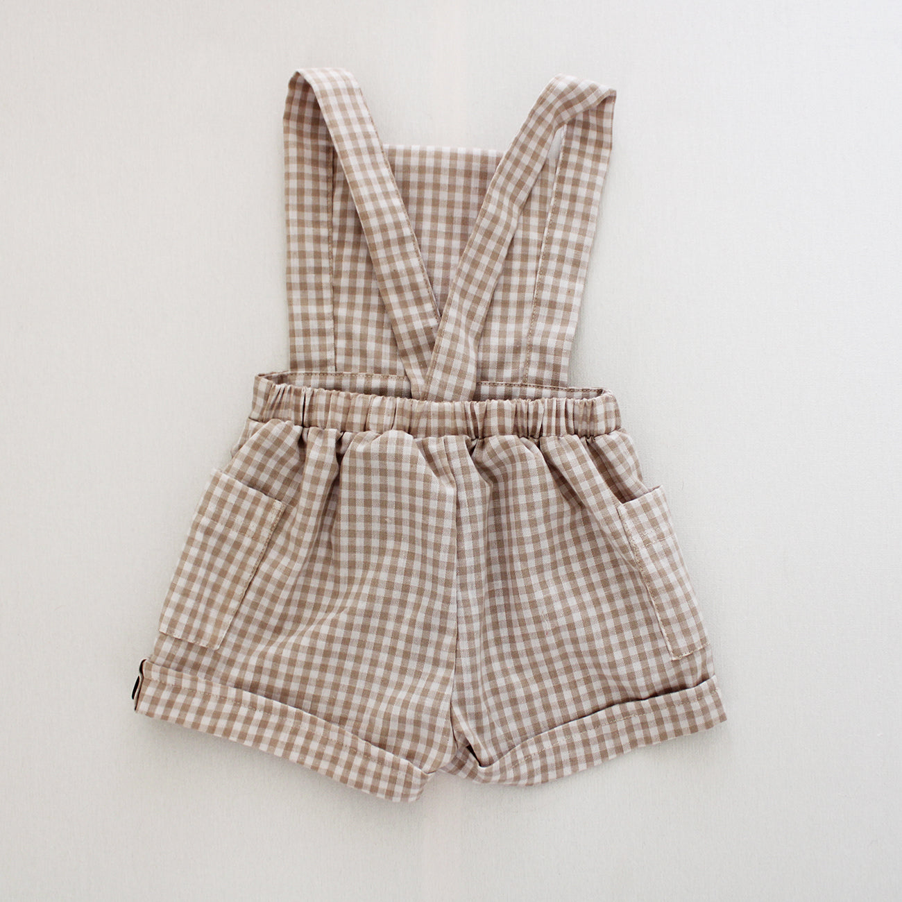 Gingham Stone/White Dungaree