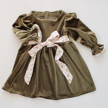 A moment in Thyme long sleeve Dress - (accessories sold separately) limited edition