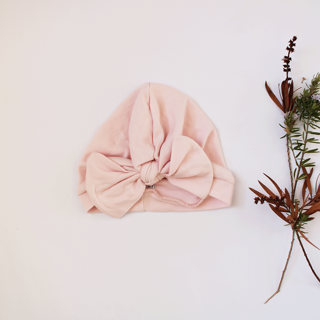 Bow Turban - Light Pink